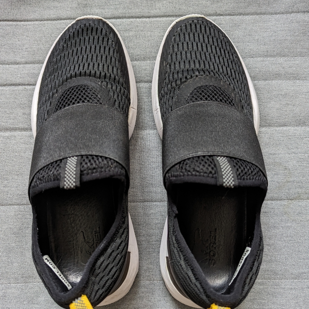 Sorel Kinetic Impact Strap Shoes Women's Size 7.5 Black